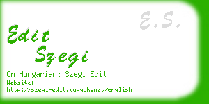 edit szegi business card